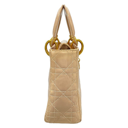 Dior Lady Mini Bag Pink Beige Gold Leather — view 2