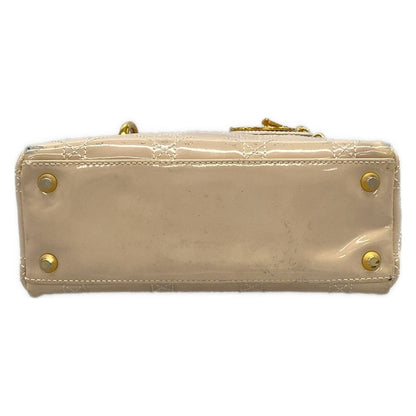 Dior Lady Mini Bag Pink Beige Gold Leather — view 5