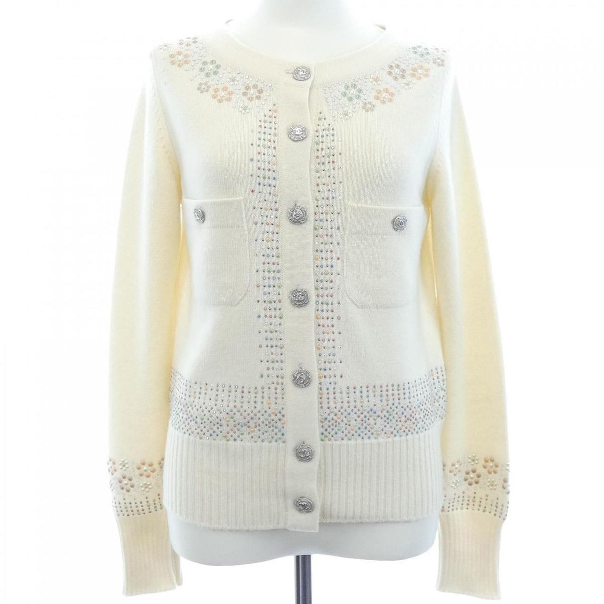 Chanel Cardigan Beige