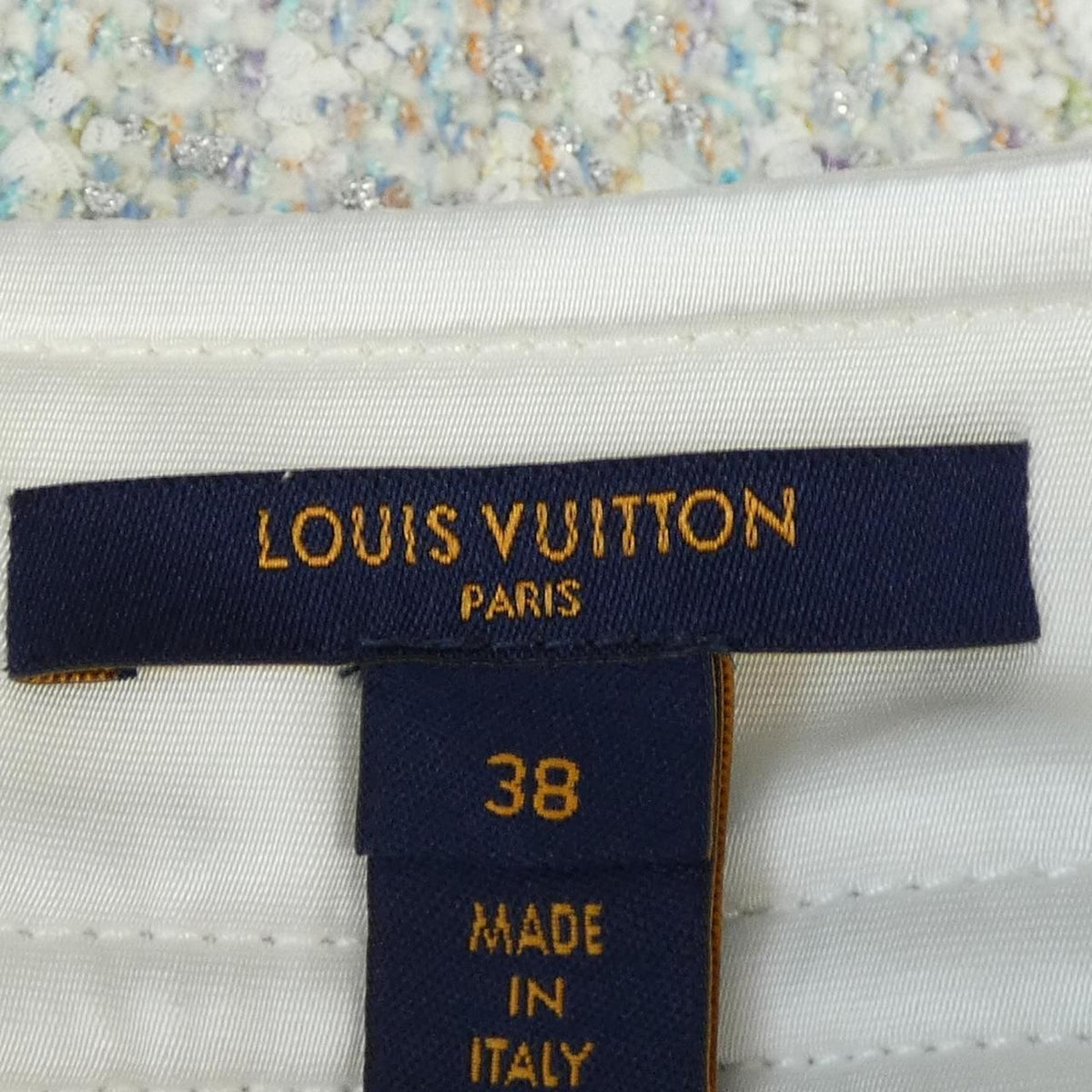 Louis Vuitton Star Rex Tweed A-Line Mini Skirt — view 4