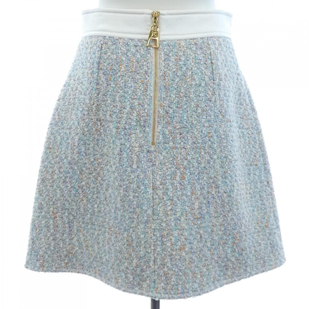Louis Vuitton Star Rex Tweed A-Line Mini Skirt — view 2
