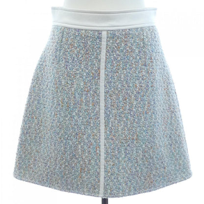 Louis Vuitton Star Rex Tweed A-Line Mini Skirt