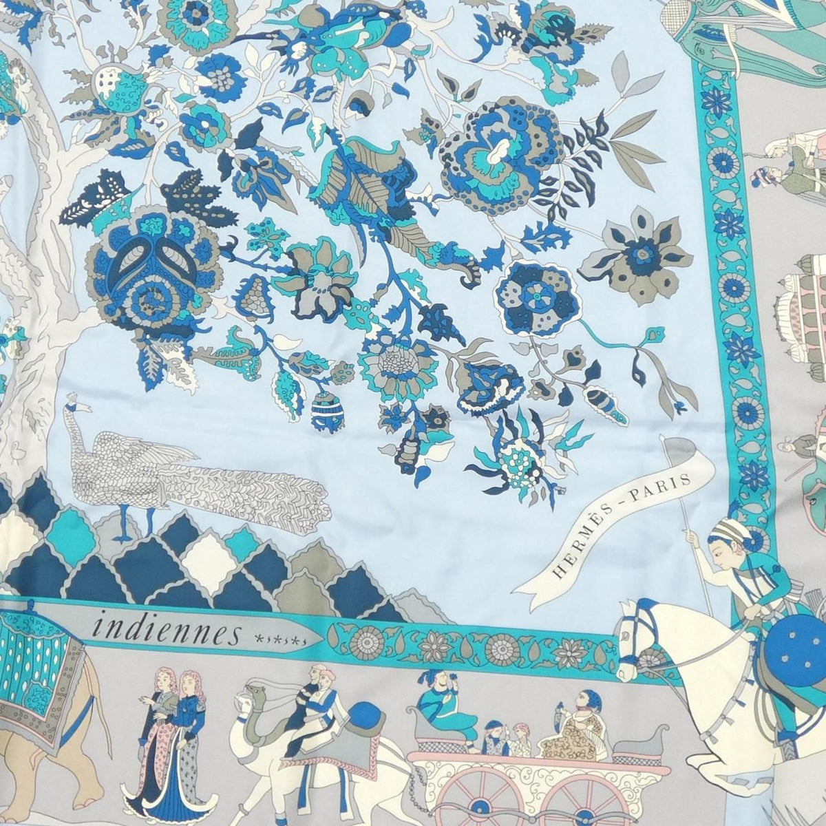 Hermes Fantaisies Indiennes Carre Geant 140 Shawl Scarf — view 4