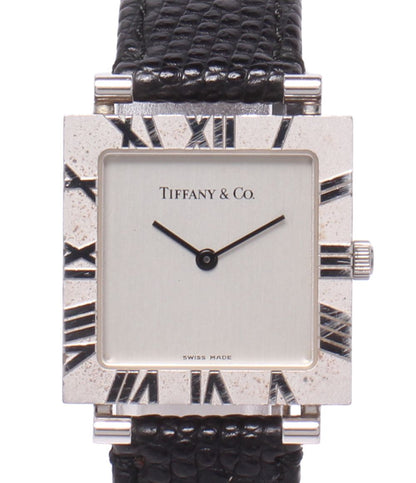 Tiffany & Co Watch Atlas Square Quartz White