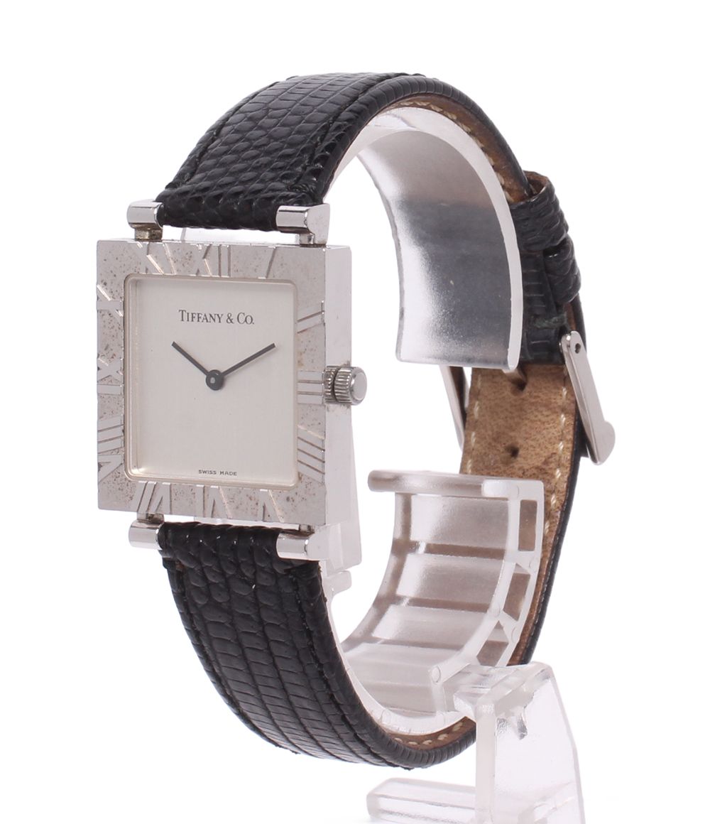 Tiffany & Co Watch Atlas Square Quartz White — view 2