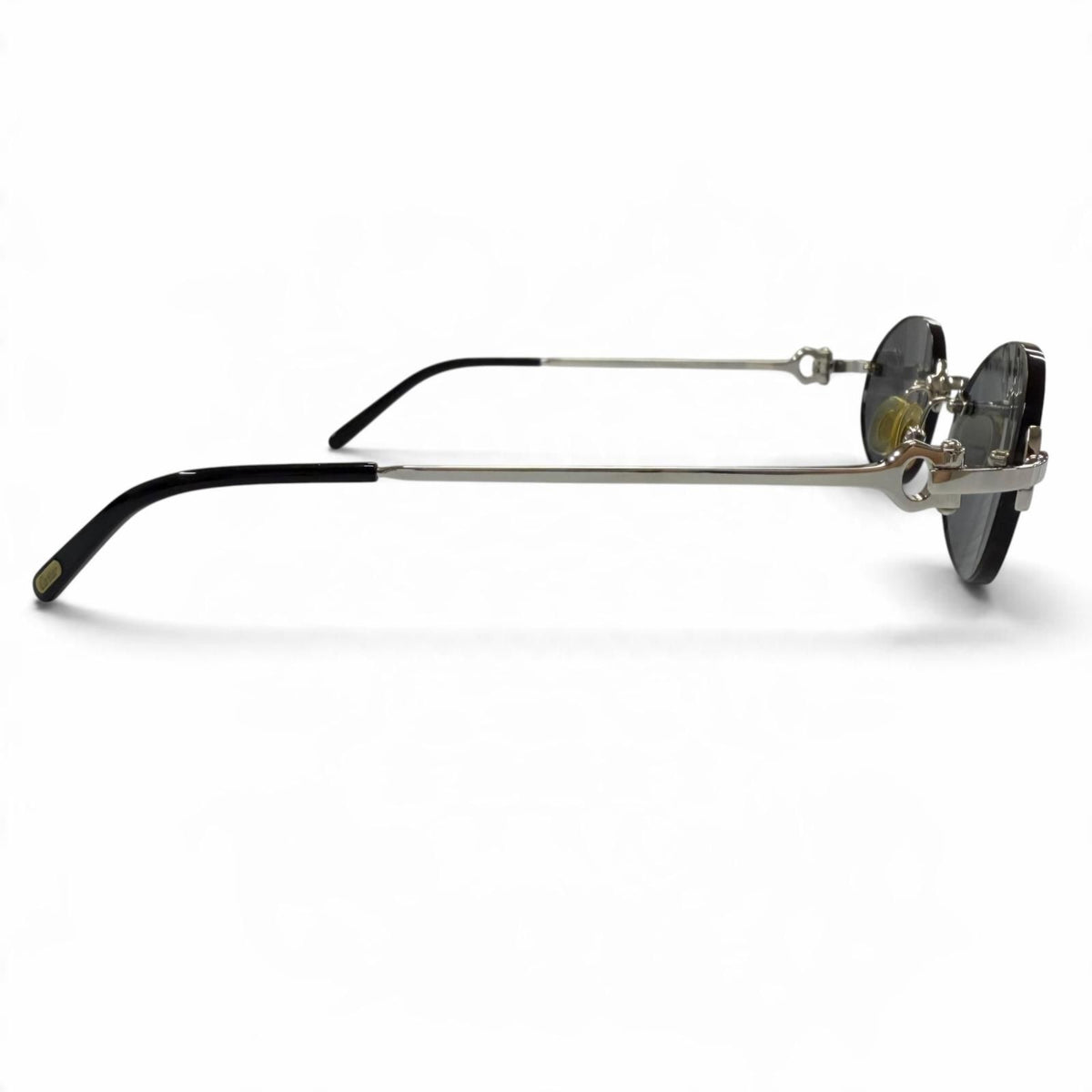 Cartier Rimless Logo Eyewear Sunglasses Silver Black 20 135 Prescription — view 5