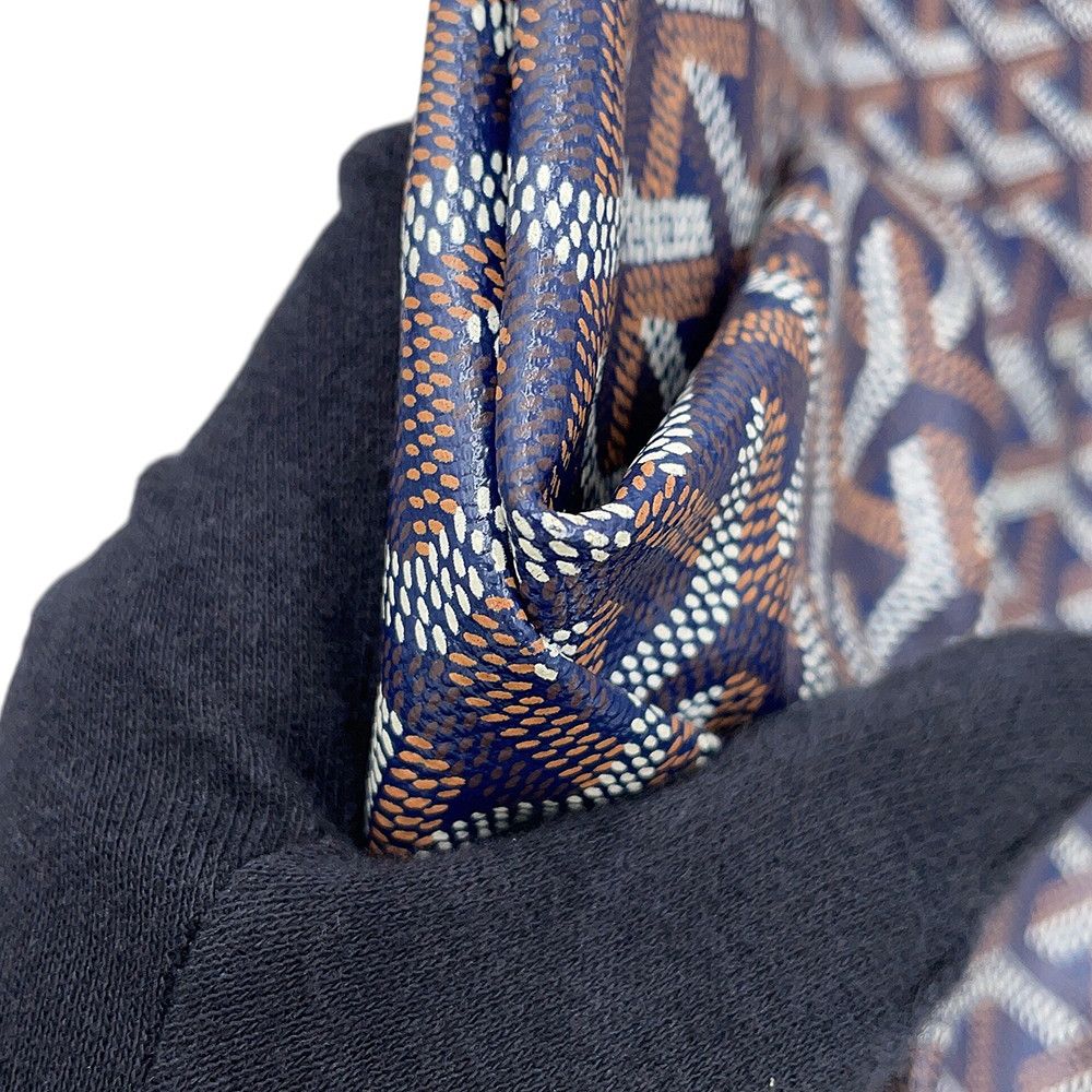 Goyard Tote Bag Saint Louis GM Leather Herringbone — view 7