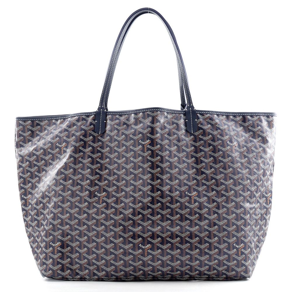 Goyard Tote Bag Saint Louis GM Leather Herringbone