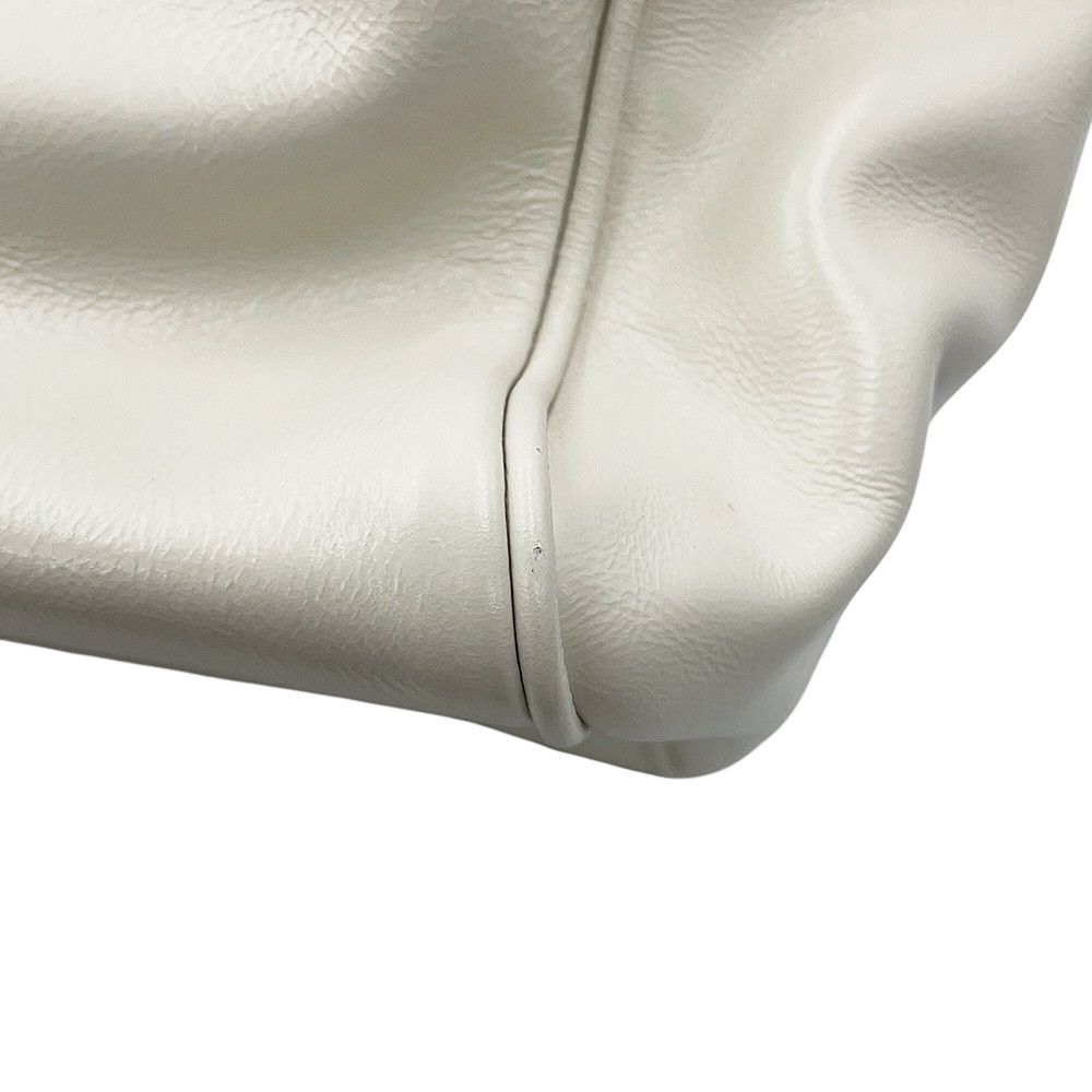 Miu Miu Handbag Bowling Logo Leather White — view 8