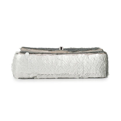 Chanel Chain Shoulder Bag CC Logo Sequins Leather — view 3
