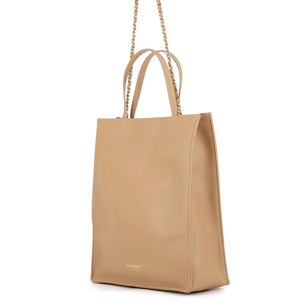 Chanel Tote Bag Small Shopping CC Logo — view 2