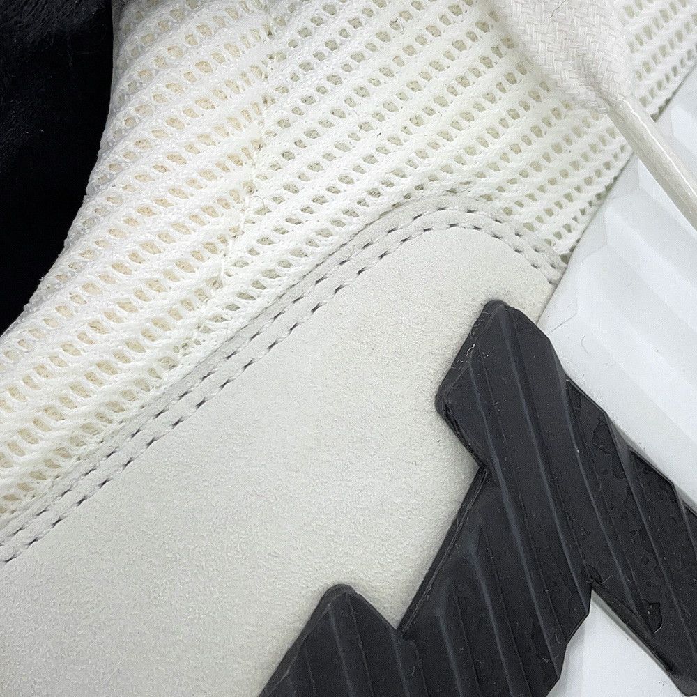 Hermes Sneakers Bouncing Mesh Velour Shoes White — view 7