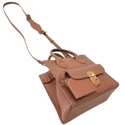 Balenciaga 2-Way Shoulder Bag Leather Padlock Mini All Afternoon Pink Beige — view 4