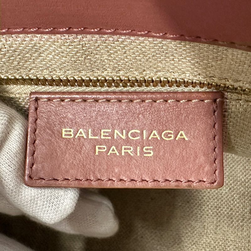 Balenciaga 2-Way Shoulder Bag Leather Padlock Mini All Afternoon Pink Beige — view 6