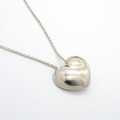 Tiffany & Co Necklace Fold Heart 925 Sterling Silver — view 2
