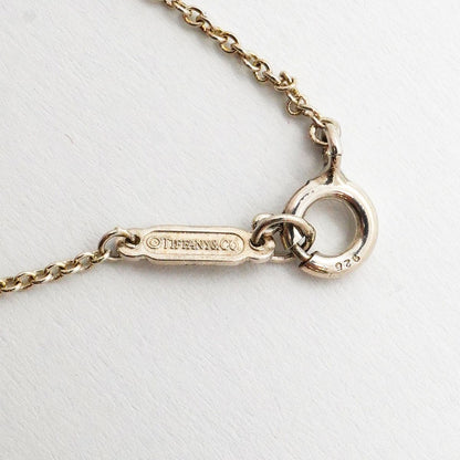 Tiffany & Co Necklace Fold Heart 925 Sterling Silver — view 4