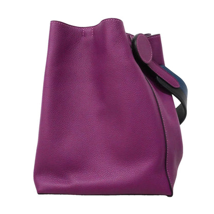 Hermes Shoulder Bag Ricolle 17 Evercolor Anemone Silver — view 2