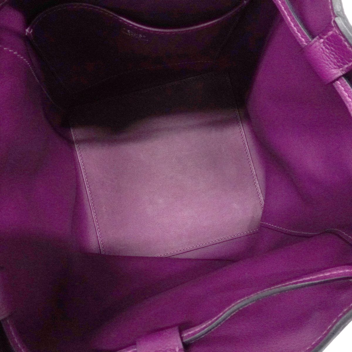 Hermes Shoulder Bag Ricolle 17 Evercolor Anemone Silver — view 4