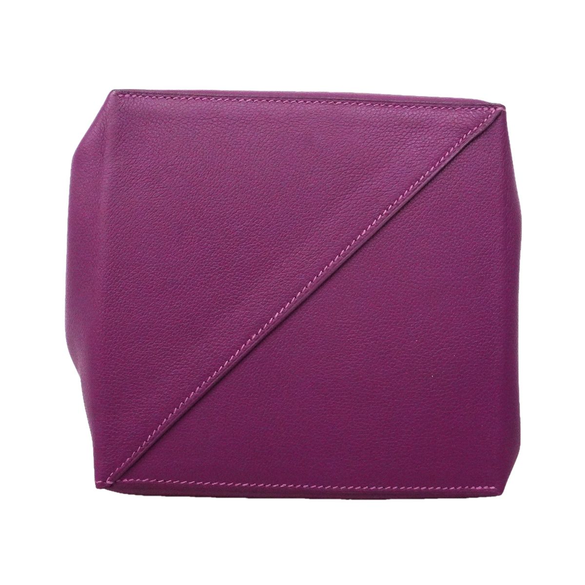 Hermes Shoulder Bag Ricolle 17 Evercolor Anemone Silver — view 3