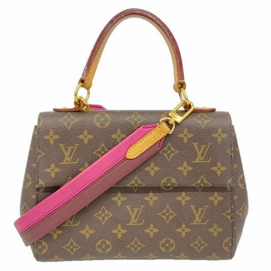 Louis Vuitton Handbag Monogram Cluny BB Fuchsia 2-Way Bag