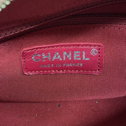Chanel Shoulder Bag Gabrielle Leather Suede Yellow Pink Green Gold Silver — view 5