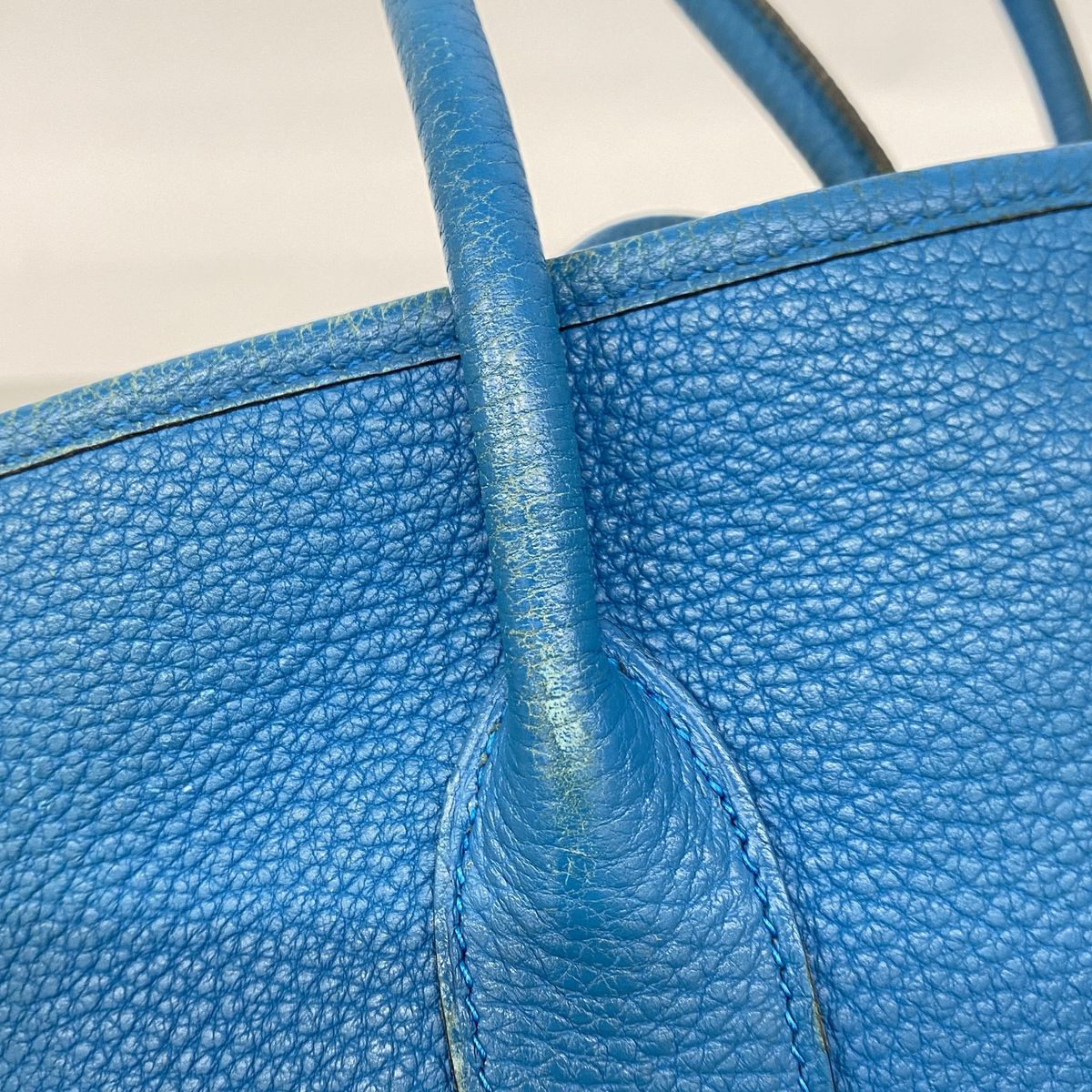 Hermes Tote Bag Garden Party PM Negonda Blue Zanzibar Silver — view 7