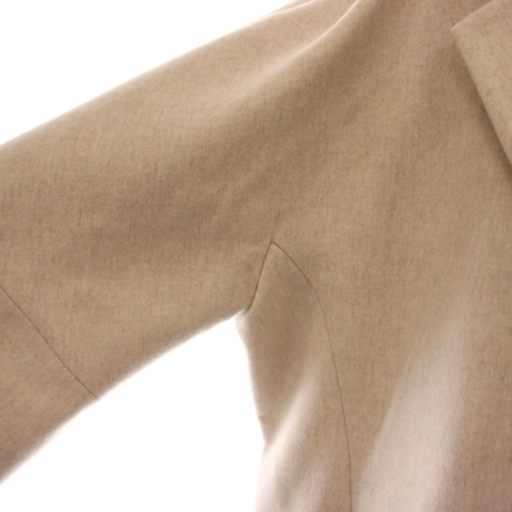 Loro Piana Lardini Wool Long Coat Chesterfield Light Beige 40 — view 4