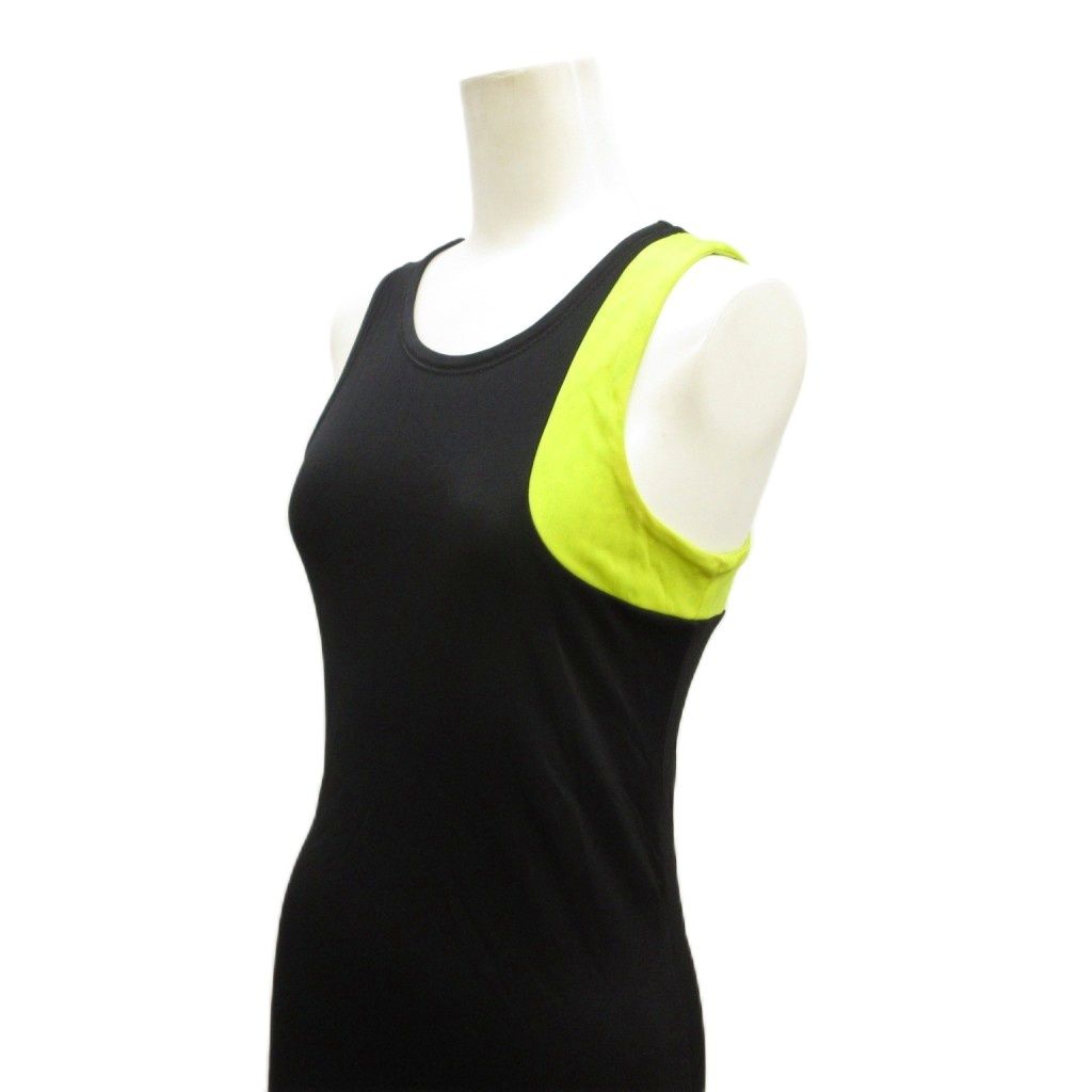 Versace Versus Gianni Sleeveless Dress Color Block Asymmetric Black 40 — view 4