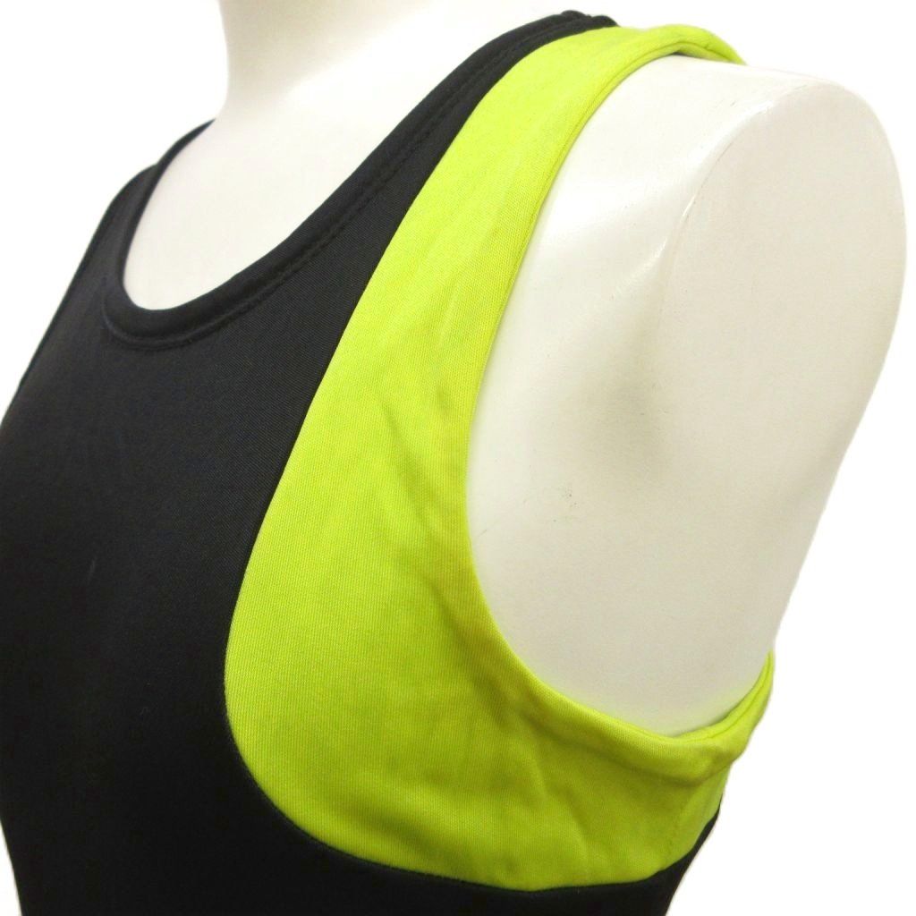 Versace Versus Gianni Sleeveless Dress Color Block Asymmetric Black 40 — view 7