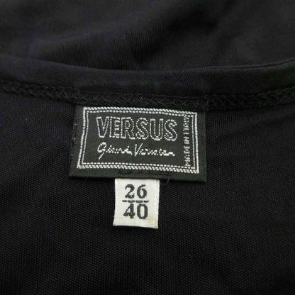 Versace Versus Gianni Sleeveless Dress Color Block Asymmetric Black 40 — view 6