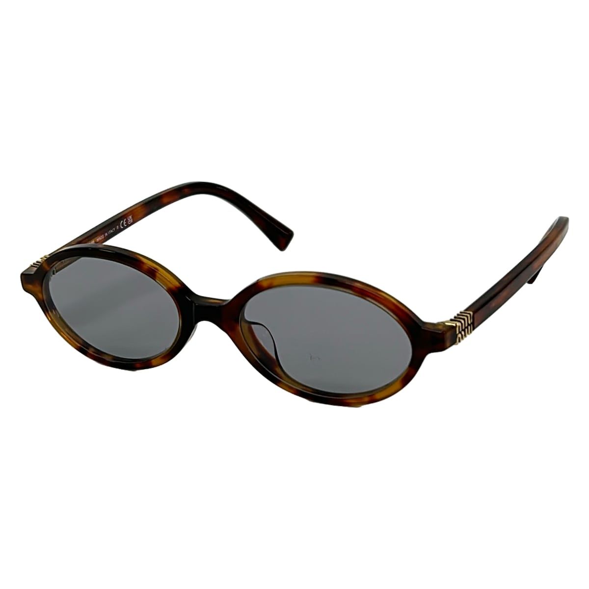 Miu Miu Sunglasses Gray Dark Brown Eyewear