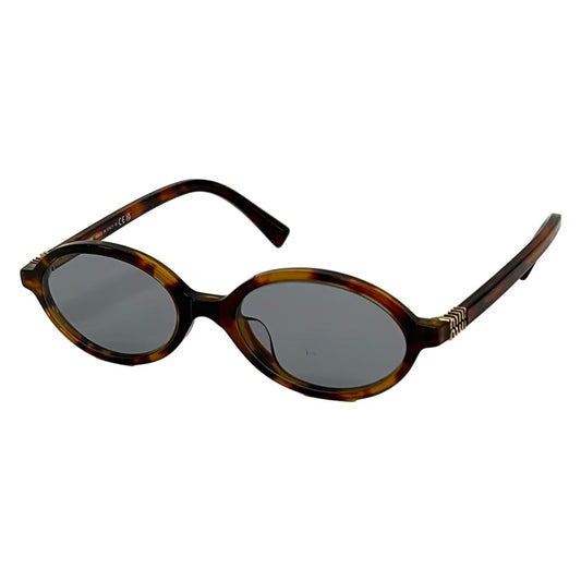 Miu Miu Sunglasses Gray Dark Brown Eyewear