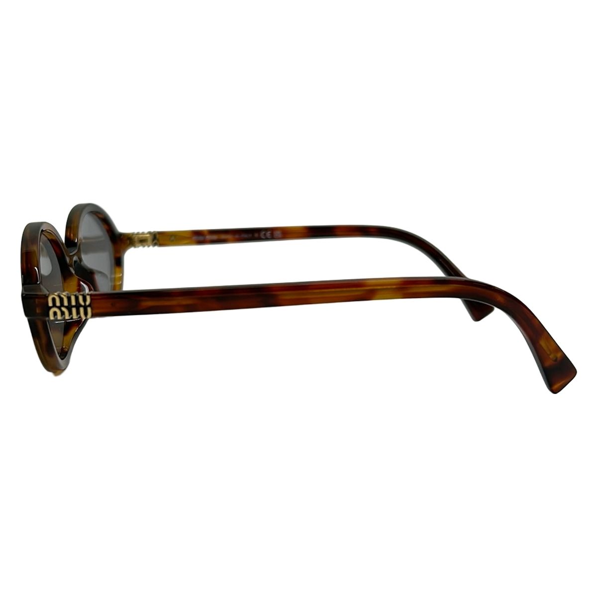 Miu Miu Sunglasses Gray Dark Brown Eyewear — view 2