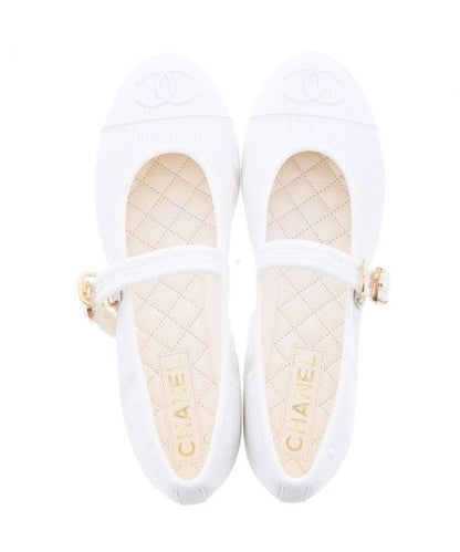 Chanel Pumps Heels White — view 5