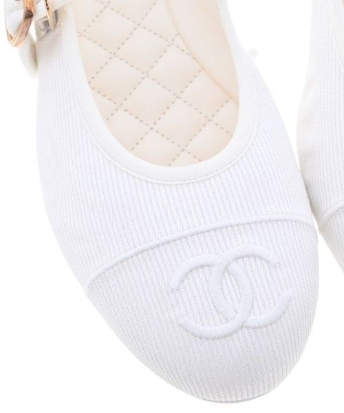 Chanel Pumps Heels White — view 7