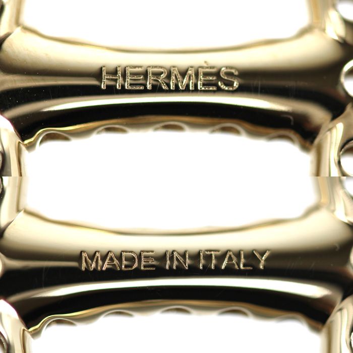 Hermes Mini Chaine D'ancre Perforated Scarf Ring 00 — view 4