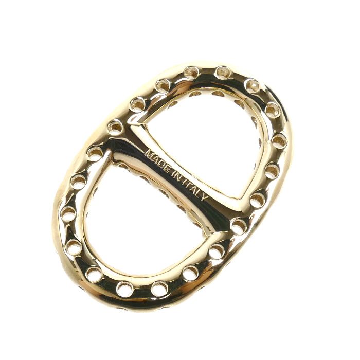 Hermes Mini Chaine D'ancre Perforated Scarf Ring 00 — view 2