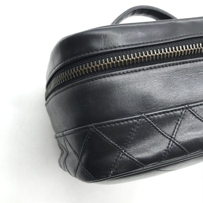 Chanel Bicolor Vanity Black Pouch — view 6