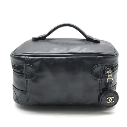 Chanel Bicolor Vanity Black Pouch — view 3