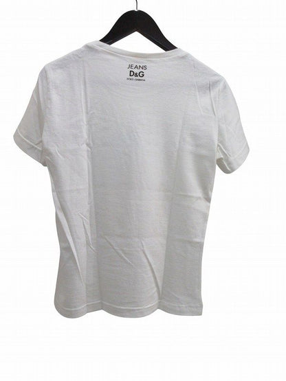 Dolce & Gabbana Short Sleeve T-Shirt Tenbin Cotton White — view 3