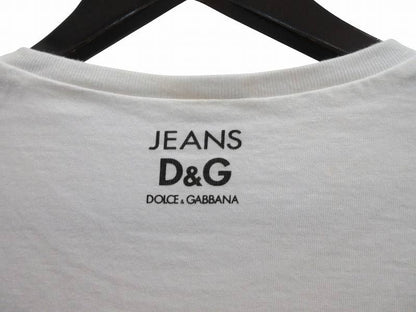 Dolce & Gabbana Short Sleeve T-Shirt Tenbin Cotton White — view 4