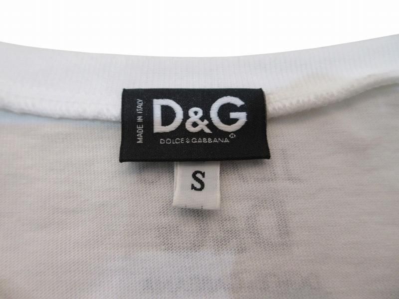 Dolce & Gabbana Short Sleeve T-Shirt Tenbin Cotton White — view 5
