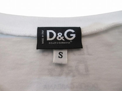 Dolce & Gabbana Short Sleeve T-Shirt Tenbin Cotton White — view 5