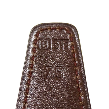 Hermes Belt H Box Calf Black Brown Gold 75 Reversible — view 6