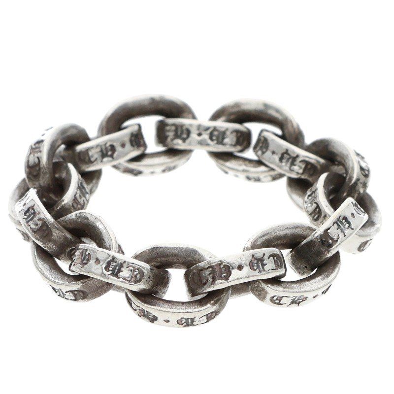 Chrome Hearts Paper Chain Ring Silver — view 3