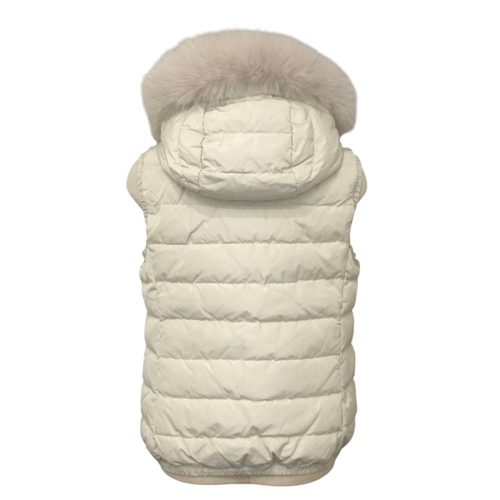 Max Mara Down Vest S Nylon Beige — view 2