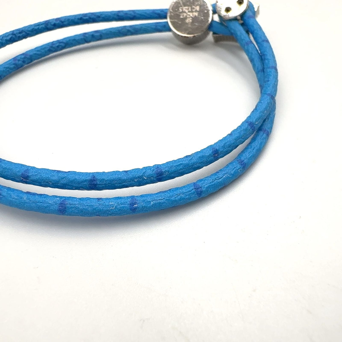 Louis Vuitton Bracelet Earrings Back It Metal Blue Silver — view 7
