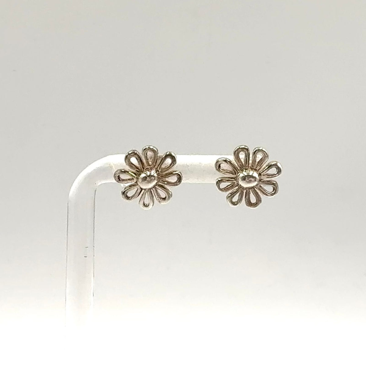Tiffany & Co Daisy Flower 925 Sterling Silver Earrings