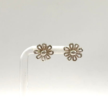 Tiffany & Co Daisy Flower 925 Sterling Silver Earrings