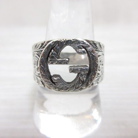 Gucci Arabesque Interlocking G Ring 925 Sterling Silver — view 2